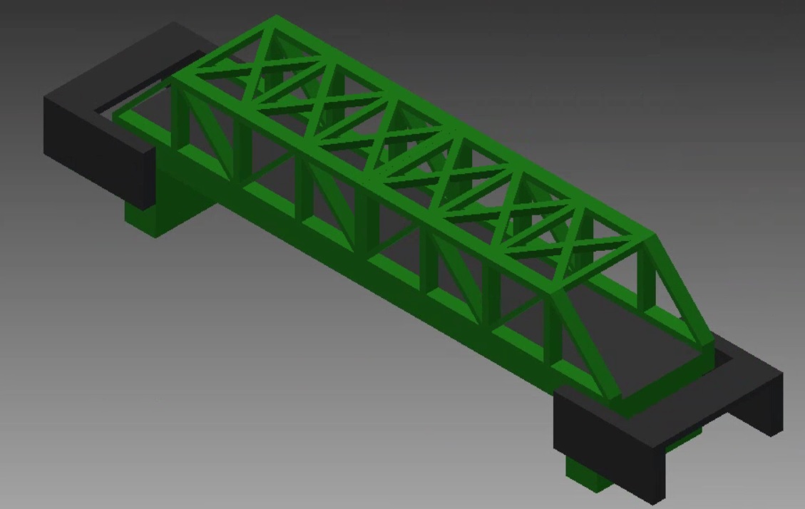 Truss_bridge_drawing Custom Fabrication Services