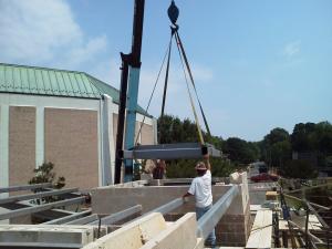 Erecting steel by XTREME fabrication