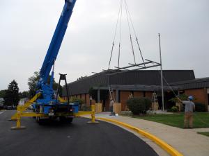 Another canopy fabricated and erected by XTREME fabrication of MD