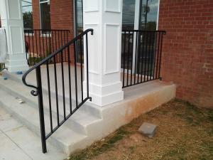 Custom aluminum handrails made by XTREME Fabrication of New Windsor, MD.