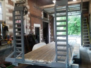 Extra heavy duty trailer ramps by XTREME Fabrication of Maryland.