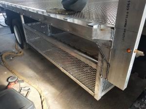 Custom aluminum truck storage