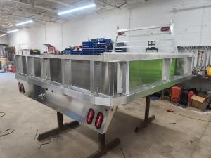 Custom aluminum truck body options