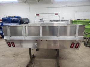 Custom aluminum truck bed